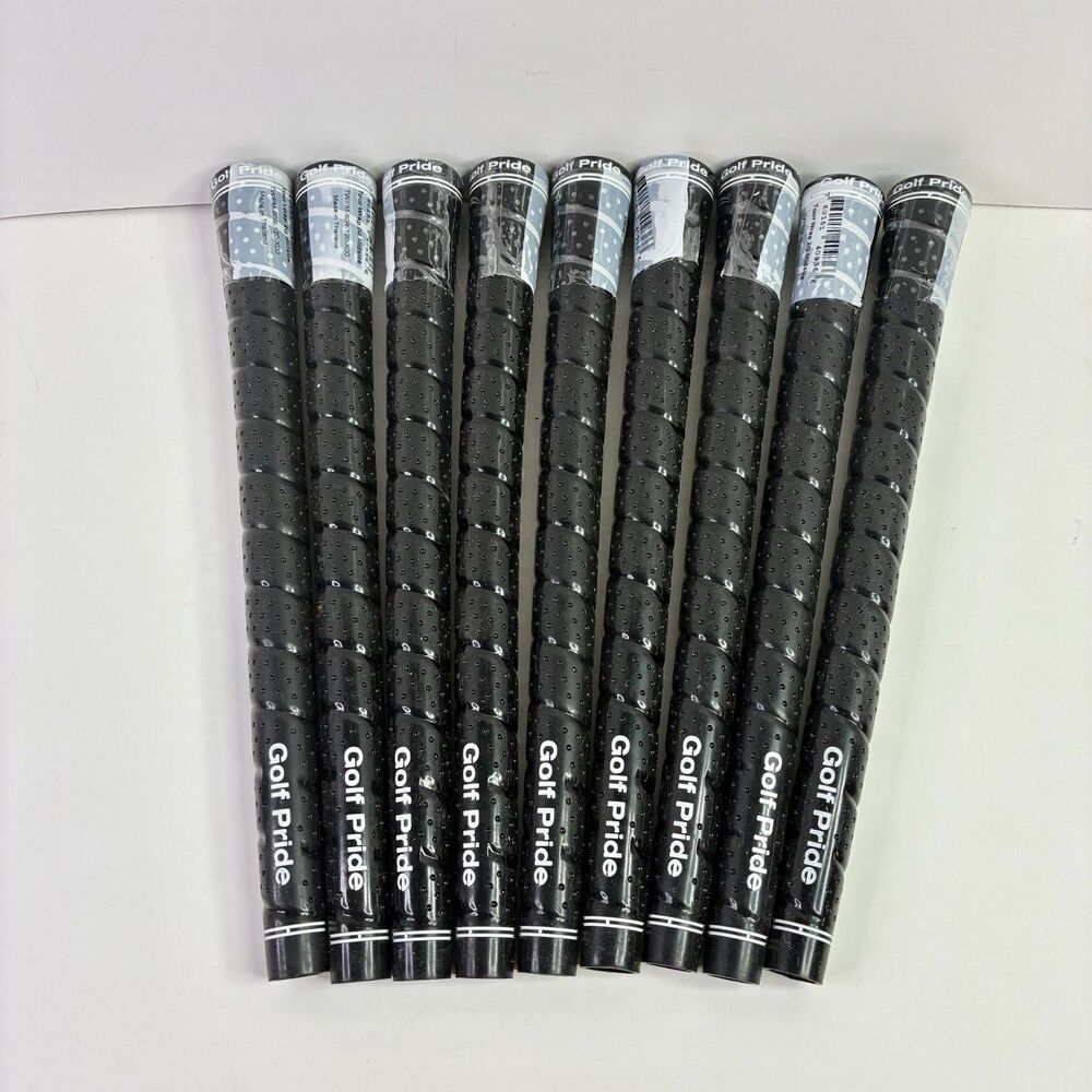 Golf Pride Tour Wrap 2g Black Midsize Set Of 9 Golf club grips